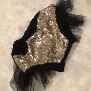 Gold embellished tutu bottoms (New W/O tags)